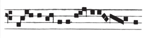 Vocabulary Scale: A series of tones that are arranged in a step-by-step ascending or descending pattern: Tibetan Chant Notation Gregorian Chant Notation Lesson 1 Notation: A system for representing