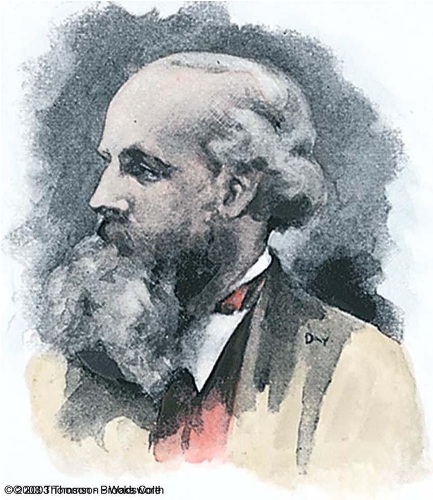 James Clerk Maxwell 1831 1879 Electricity and magnetism were originally thought to be unrelated in 1865, James