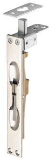 Lever action flush bolt For timber doors Manual locking and release With lever arm Tested to UL R4942 Width: 25.5 mm Height: 171.5 mm Stroke (a): 19.