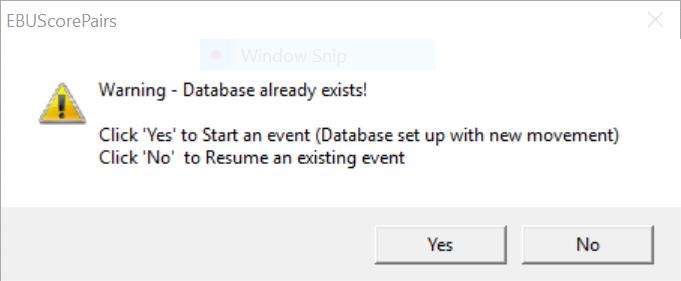 and hit No when it warns you that the database already exists. Then hit Launch BCS again and BCS should be reactivated.