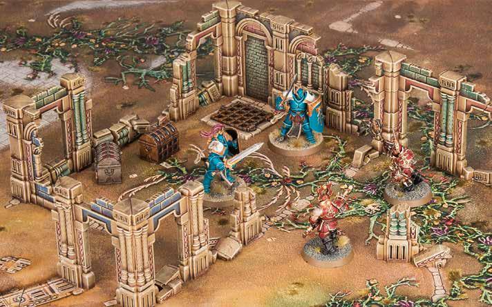 SCENERY WARSCROLLS In this section you will find a Scenery Warscroll for the Azyrite Ruins included in Realm of Battle: Blasted Hallowheart.