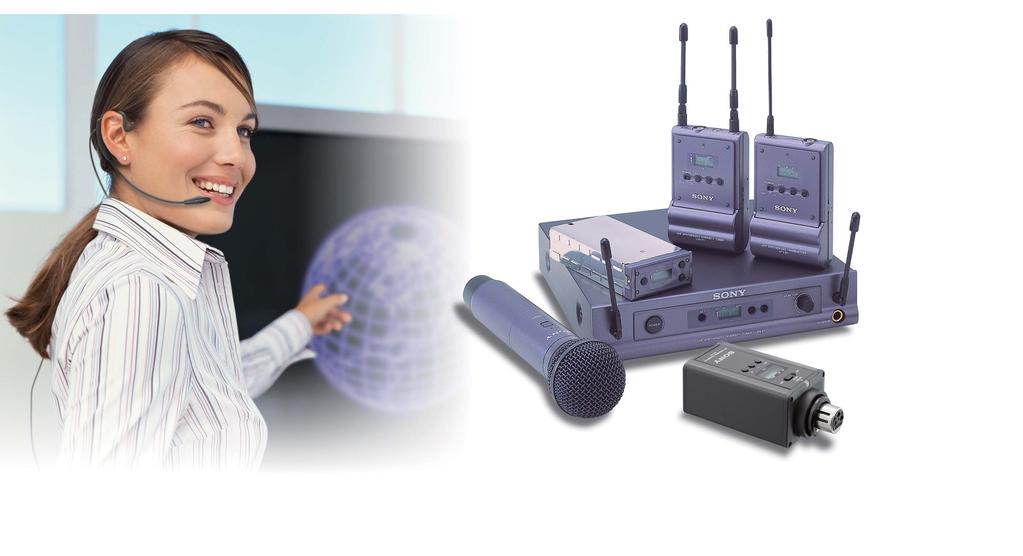 INTRODCTION Interference-free, Affordable Operations -- with the Sony WP Series HF Synthesized Wireless Microphone System As the use of wireless microphone systems has increased dramatically for
