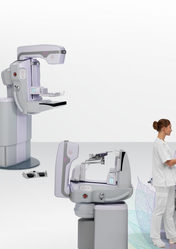 Never before seen versatility GIOTTO CLASS can be transformed, by simply and quickly moving of inclination, into a dedicated unit for biopsies performed with Tomosynthesis with the patient in a prone