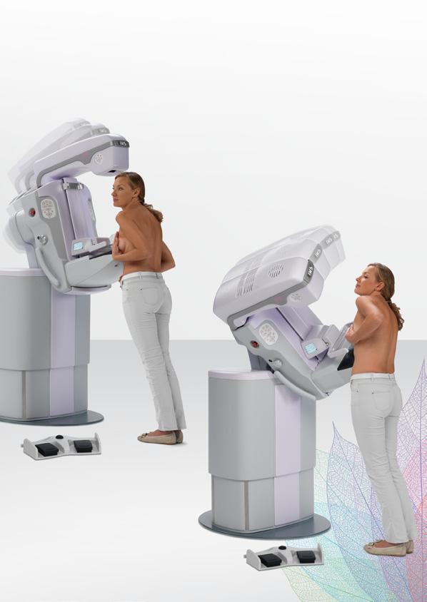 Never before seen ergonomics Tomosynthesis and 2D at 360 in upright or tilted position.