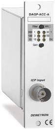 Isolation Amplifiers DAQP-ACC-A Input ranges: Excitation current: Bandwidth: Isolation: IEPE module ±5 V, ±1.