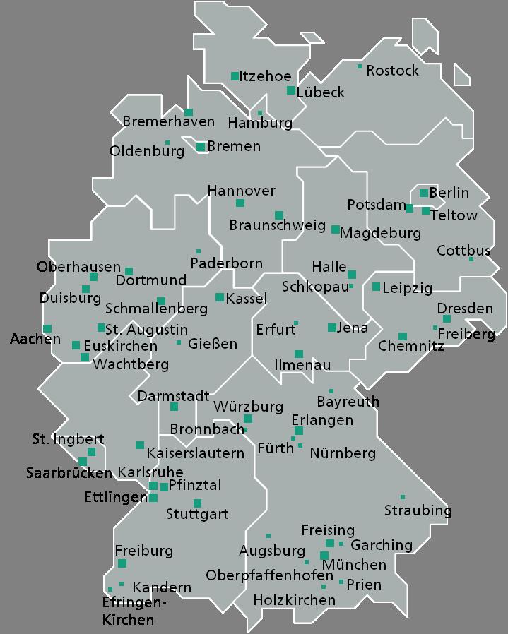 Fraunhofer Locations in
