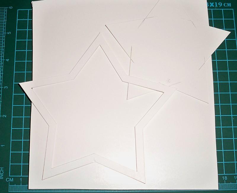 2) The Star outline/ridge Rosalina's reproduce around it painting). brooch has a ridge around the edge, to it just take your template and draw on some shiny white card (better for Cut it out.