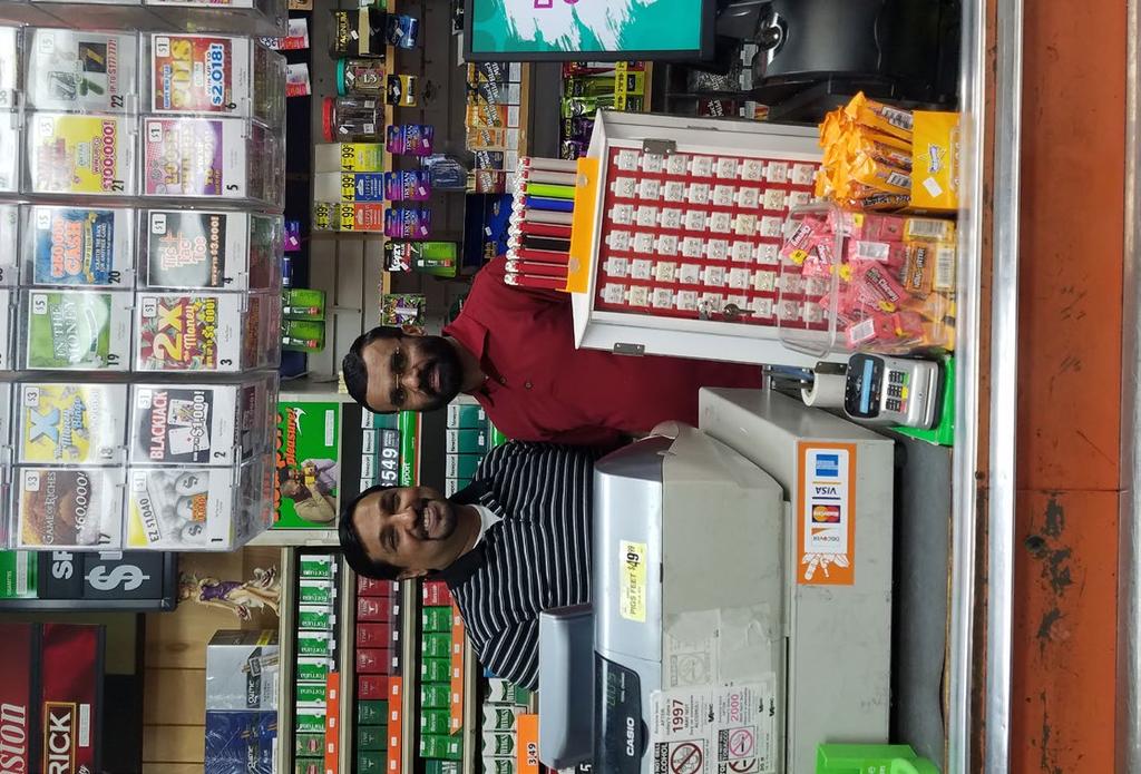 Sales Representative Anne Marie Aull has worked with Deepak and Satish to create an amazing Lottery experience for Shreeji Food Market s customers by displaying their games in the correct price flow,