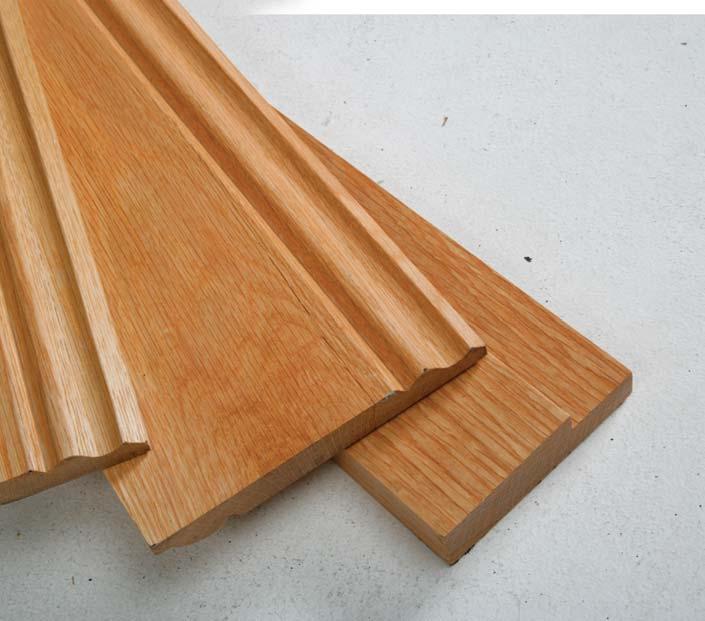 Solid oak mouldings Howarth Timber & Building Supplies architrave, skirting and casings range is manufactured to the highest standards of workmanship.