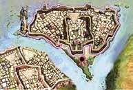 The city of Seth is only accessible through the portal of Seth located on the desert space bordering the wall of his city and the desert space bordering the west bank of the Nile.