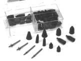 CRATEX KITS CRATEX POINT AND MANDREL KIT NO. 767 Kit No.767 contains two of each of the four grit textures of the five most popular Cratex Small Points. A total of 40 Points plus two each of the No.