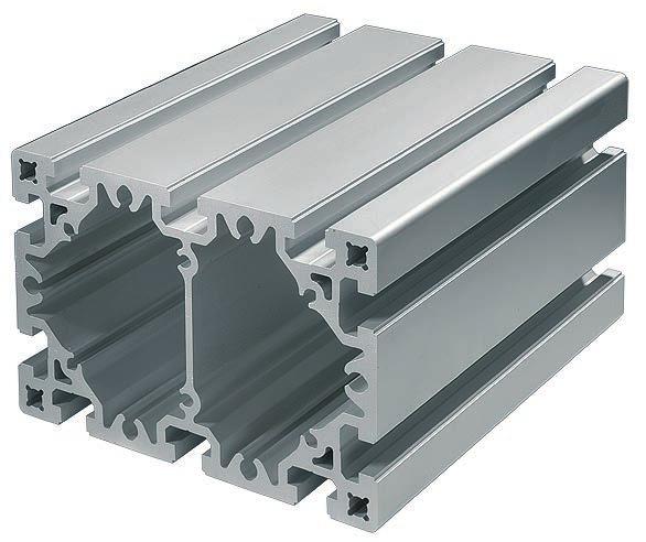 Heavy duty profiles / size 160 D-160x240 y x Code No. Profile D-160x240 Anodised 4C65000 Cut to size max. 6000 mm Clear 4C65001 Bar 6000 mm Clear Connection Quantity required per conn.