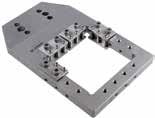 176 82 6 82 116 5 9 ICS Clamping elements A Series A Application: Small parts up to 3 kg Adaptation height: 7 mm Height of the clamping element: 13 mm Mounting: 2 screws M5 spacing