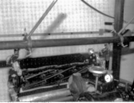 moving the grinding wheel assembly from side to side. (See Fig. 4) B Generally, it is preferred to have both overhead clamp rod adjusting knobs (see Fig.