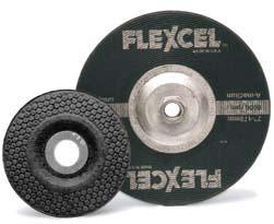 Type Type Semi-Flexible Wheels Flexcel Type 27 and Type 29 Semi-Flexible Wheels can remove material aggressively like a grinding wheel, and blend and finish like a sanding disc.