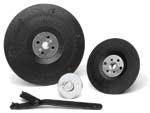 Backing Pads Extends disc life up to 0%. Three grades to choose from.