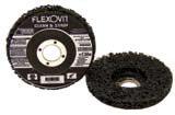Straight, Portable Drills or Cleaning, Conditioning, & Stripping Blending & Finishing Clean & Strip Discs Made of an open web of strong continuous nylon filaments to which coarse silicon carbide