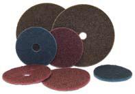 , PLASTIC Combination of a soft open backing with an extremely aggressive abrasive makes these discs ultra efficient in removing resistant materials left on the work surface without excessively