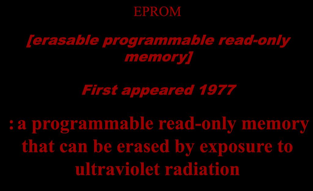 EPROM [erasable programmable read-only