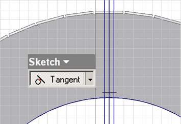 7 Next, select the Circular Pattern tool, click the Features button and select the Inner Straight Edge Cut feature from the Model panel; click the Rotation Axis button and the Y-Axis from