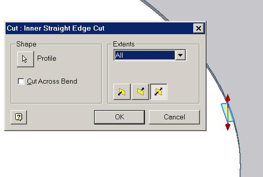 Select the Flange tool; in the tool s dialog window (Figure 1C-1D), type 1 in (inch) in the Distance text field and 60.