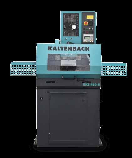 saw blade return stroke due to the improved output capacity of the hydraulic unit thus, a reduction of the cycle times can be achieved CNC-controlled cutting angle setting (optional, only KKS 450 H)