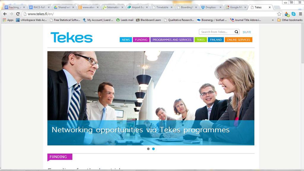 Context Tekes funded project with the Finnish Environment Institute and Aalto University in Helsinki, 2012-14