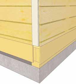 58. Attach Bottom Skirting around the base of the shed. Skirting will hide floor framing.