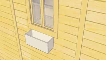 74. Attach Horizontal and Vertical Door Stops to door header and jambs. Start with horizontal Stop first and then complete both vertical stops. Position so door gap is covered.