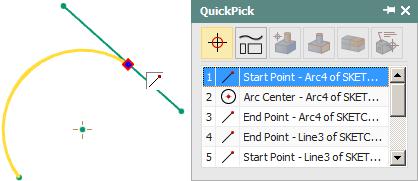 Control points are useful for a variety of tasks, such as building new geometry or making measurements of existing geometry.