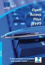 Open access in FP7 2007: Communication and Council Conclusions OA Pilot in FP7 7 areas (>1300 projects to date); 20% of FP7 budget (2007-2013) OA publishing costs are