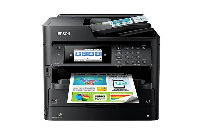 NEW WorkForce Pro ET-8700 EcoTank All-in-One Supertank Printer Contact Us 800.463.