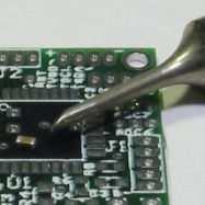 Board Soldering The MEGAbitty LineSensor board has a number of small surface-mount components that may be challenging to solder if you don t already have a lot of soldering experience and a good