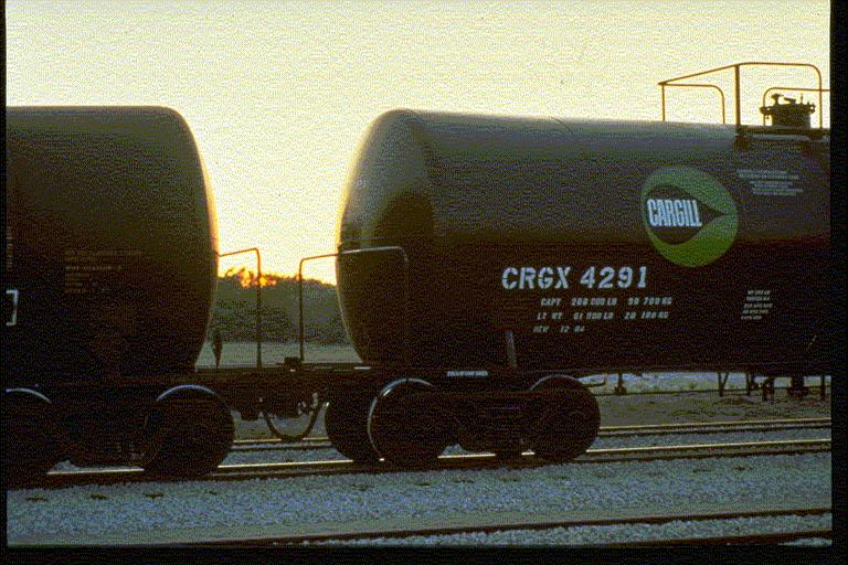 Cargill Logistical Capabilities Cargill Refined Oils has +2000 tank cars in our fleet and contracts w/ all four major rail carriers for the most competitive rates We