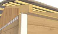 Starting with a Narrow Trim (1/2 x 2 1/2 x 79 long), align tight underneath Soffit and