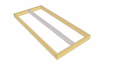 Position completed Floor Joist Frames with center frame in