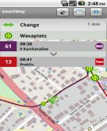 Public Transport FP7 GNSS R&D 2 nd Calls products (selected examples) Smart-Way Project outcomes: Public transport navigation system for the use in mobile devices, allowing passengers to act as they