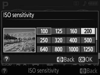 ISO Sensitivity ISO sensitivity is the digital equivalent of film speed.