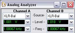 Create a bar graph by right-clicking in the Amplitude setting field. Then set the Increment to 1 mv in the Bar Graph Setup dialog.