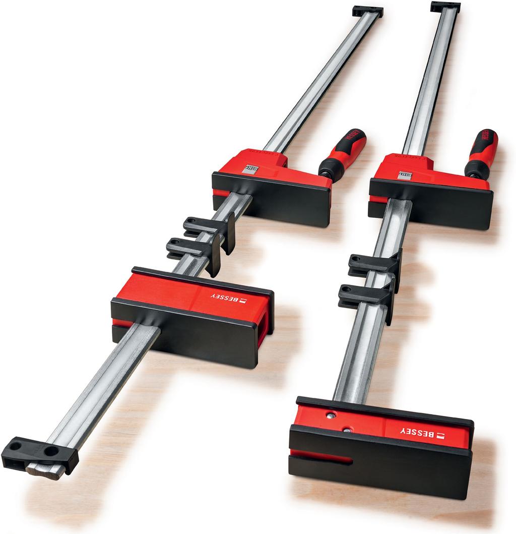 KREV Evolution of the K Body REVO KREV High Performance Parallel Clamps Designed to clamp at 90 degrees to the rail. Ergonomic two component handle with steel socket.