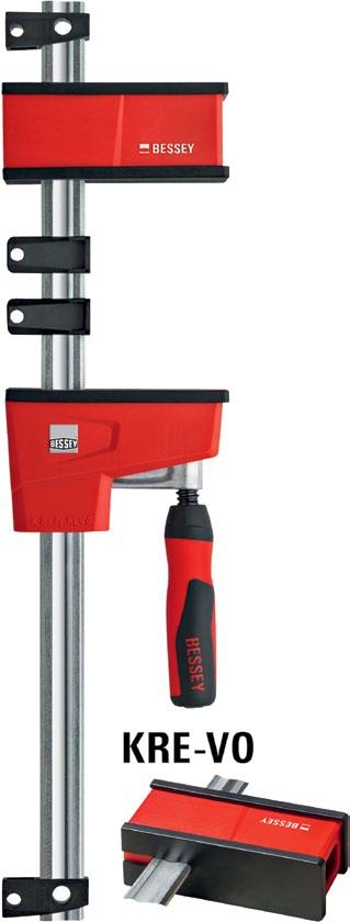 K Body extender KBX Two becomes one: with the easy-to-use extension made of sturdy aluminum the clamping width can be