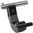K0993 Stop sets Steel. Swivel arm, black oxidised. Stop pin bright. 85,5 K0993.150 Stop set for direct fastening to jaws.