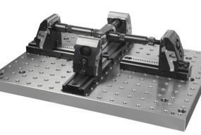 With the coupling for cross-clamping, two 5-axis clamping systems can be