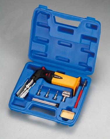 0mm weight 15g ES-650KB Multi-Functions Cordless Butane-Powered Soldering Iron Supreme Kit Includes: ES-650SI 2-In-1 cordless Butane-Powered Soldering Iron (With 1.6mm Conical Tip) Soldering Tip: 2.