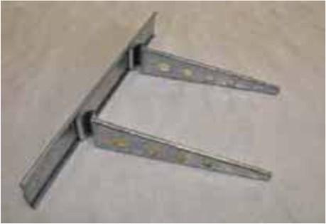 Bricklaying & Flashings Products ALLIGATOR TIES (2 straps) Galvanised 254mm 0626.