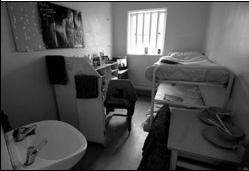 Your cell (room) This is where you will live in prison. Your cell door will be locked for some of the day and all night.