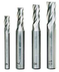 NO 24 610 Milling cutter set (6-10mm) 4 cutters Ø 6-7 - 8 and 10mm.
