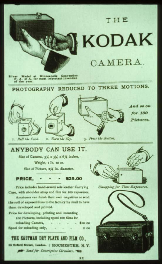 Kodak s Early Camera 1888 from The