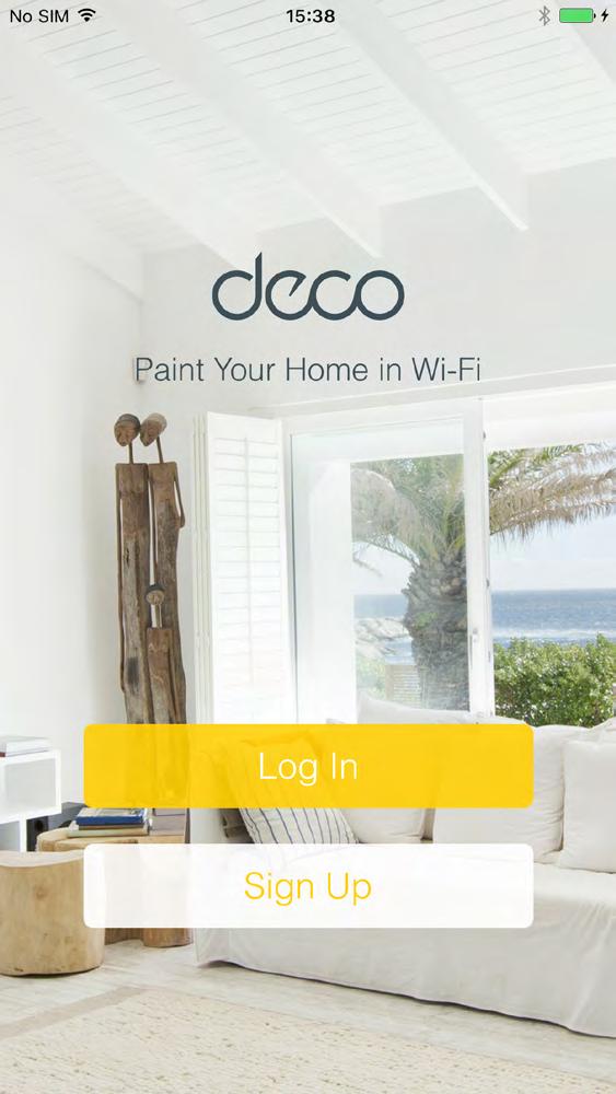 Log in with TP-Link ID Open the Deco app. Use your TP-Link ID to log in.