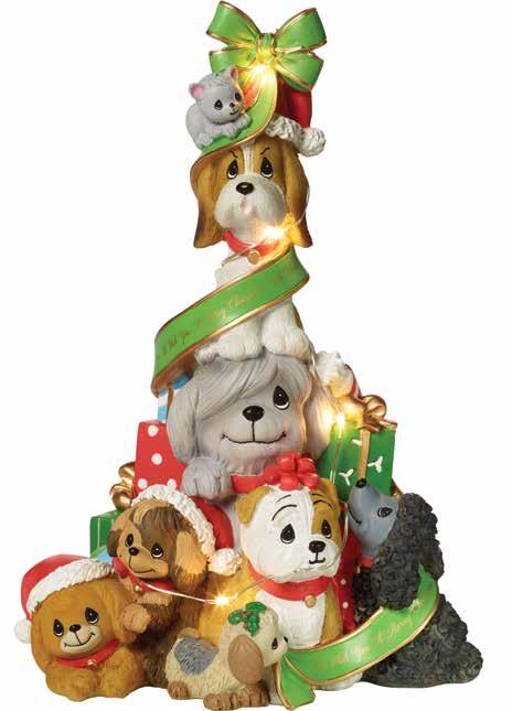 Merry Christmas Dogs And Cat LED Musical Christmas Tree Tune: Sound